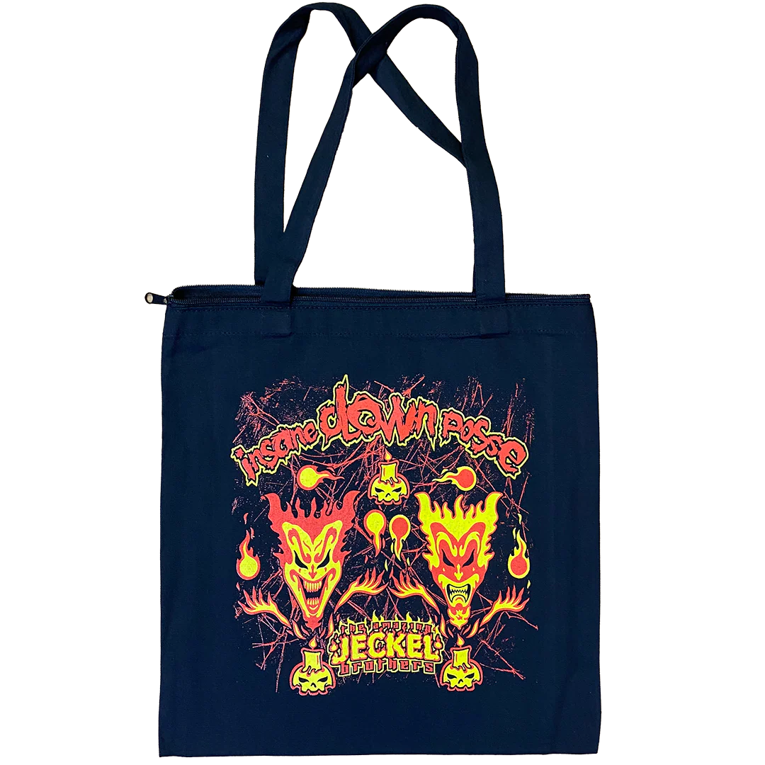 "The Amazing Jeckel Brothers" Zip Tote Bag - Image 3